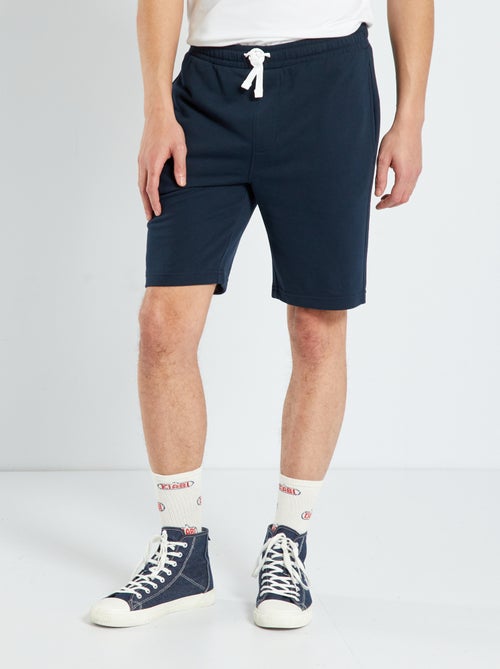 Bermudas em moletão liso - Kiabi