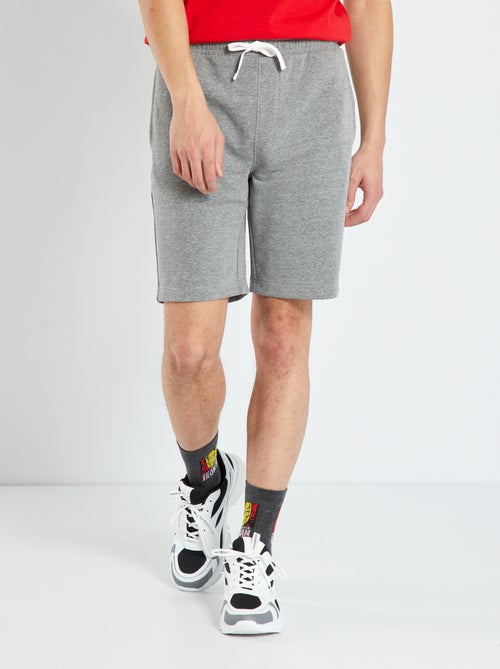 Bermudas em moletão liso - Kiabi
