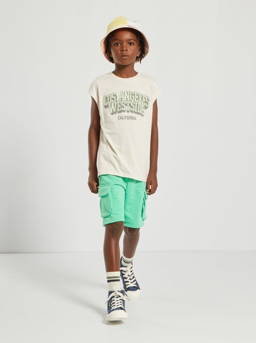 Bermudas em moletão - Kiabi