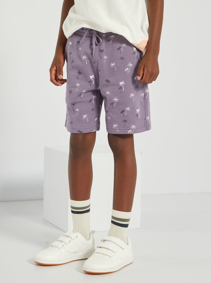 Bermudas em moletão VIOLETA - Kiabi