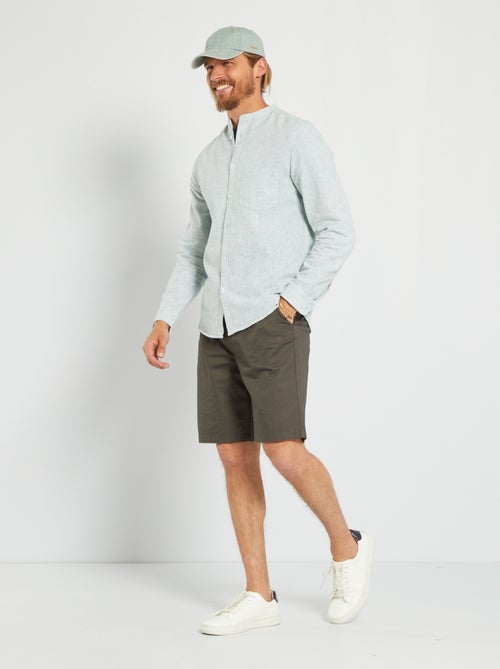 Bermudas em popelina - Kiabi