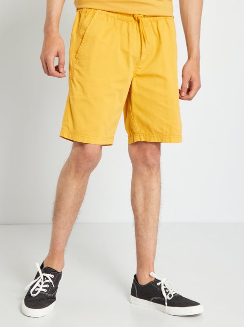 Bermudas em sarja  - 3 bolsos - Kiabi