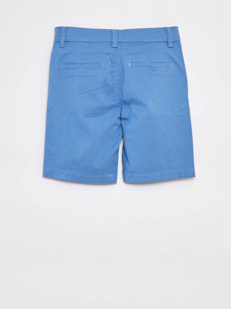 Bermudas em sarja Azul - Kiabi
