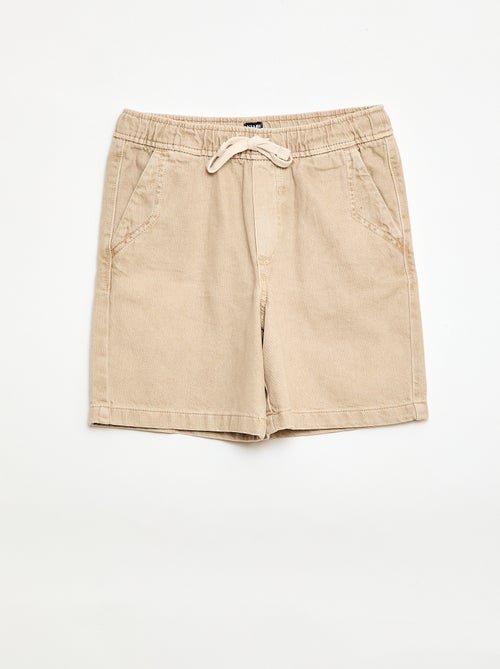 Bermudas em sarja - Kiabi