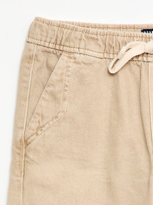 Bermudas em sarja - Kiabi