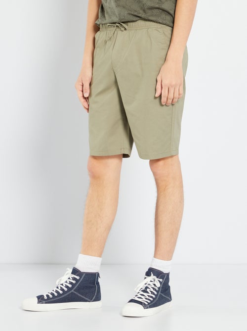 Bermudas em sarja - Kiabi