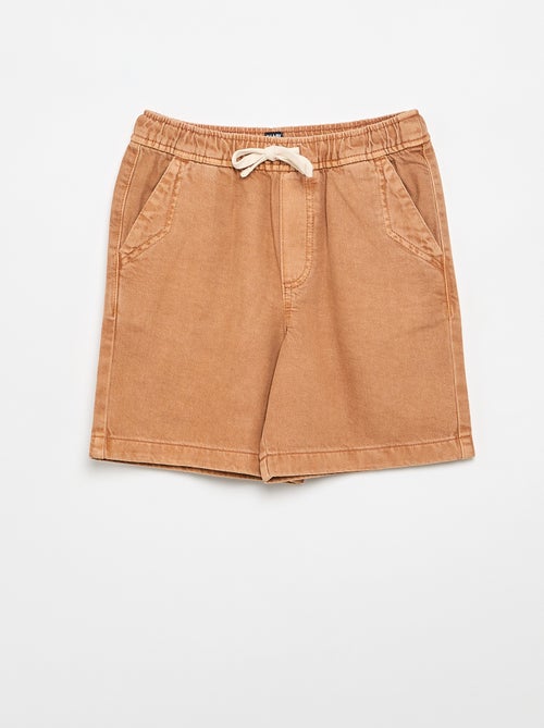 Bermudas em sarja - Kiabi