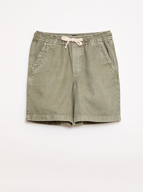 Bermudas em sarja - Kiabi