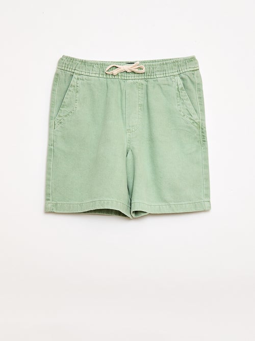 Bermudas em sarja - Kiabi