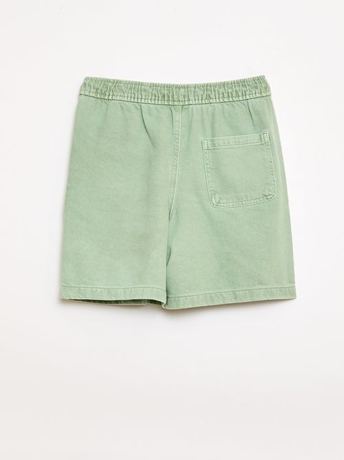 Bermudas em sarja - Kiabi