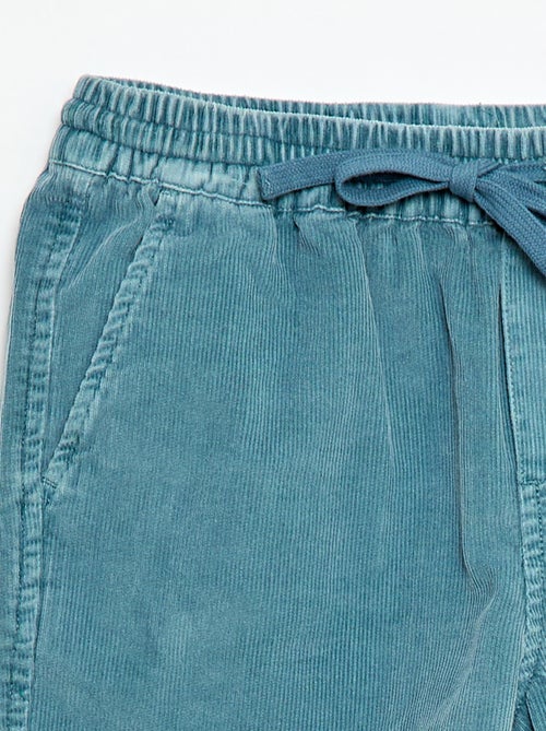 Bermudas em veludo cotelê - Kiabi