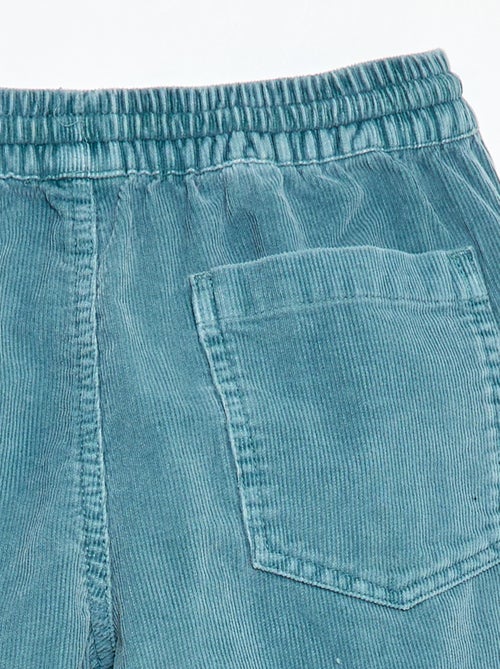 Bermudas em veludo cotelê - Kiabi