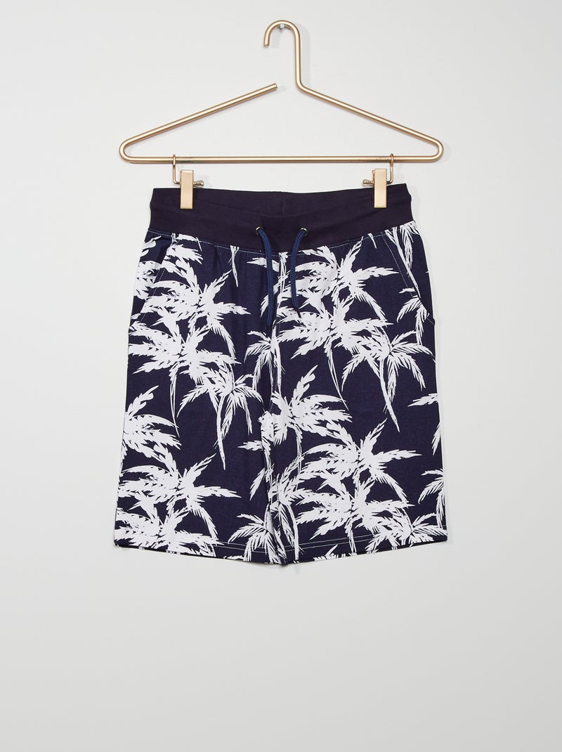 Bermudas estampadas Azul Marinho - Kiabi