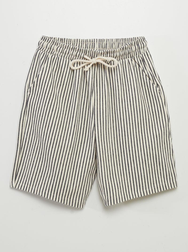 Bermudas estampadas BEGE - Kiabi