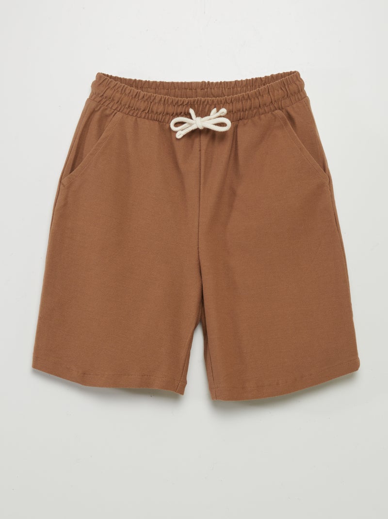 Bermudas estampadas BEGE - Kiabi