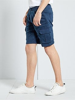 Menino 10-18 anos - Bermudas estilo battle - Kiabi