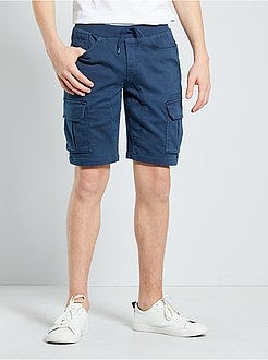 Menino 10-18 anos - Bermudas estilo battle - Kiabi