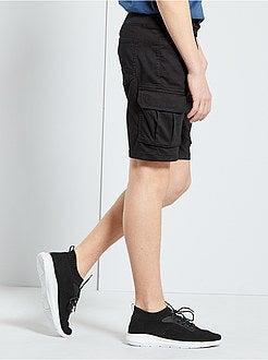 Menino 10-18 anos - Bermudas estilo battle - Kiabi