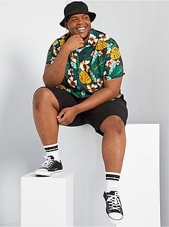 Bermudas estilo moletão leve - Kiabi