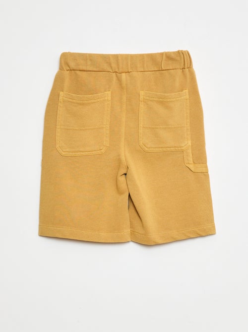 Bermudas fluidas em French Terry - Kiabi