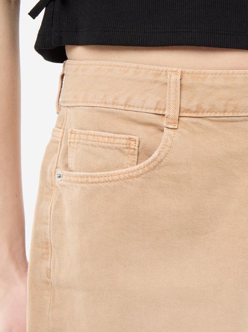 Bermudas largas em sarja - Kiabi