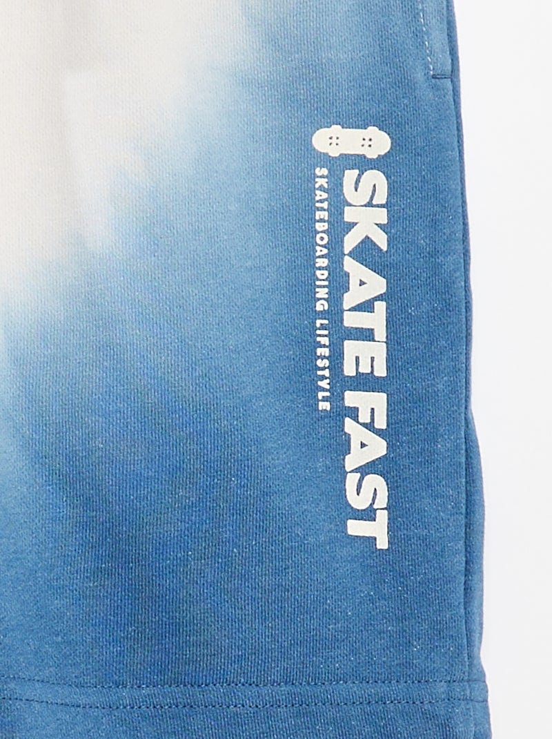 Bermudas leves com bolsos Azul - Kiabi