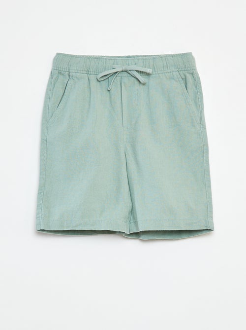 Bermudas leves com bolsos - Kiabi
