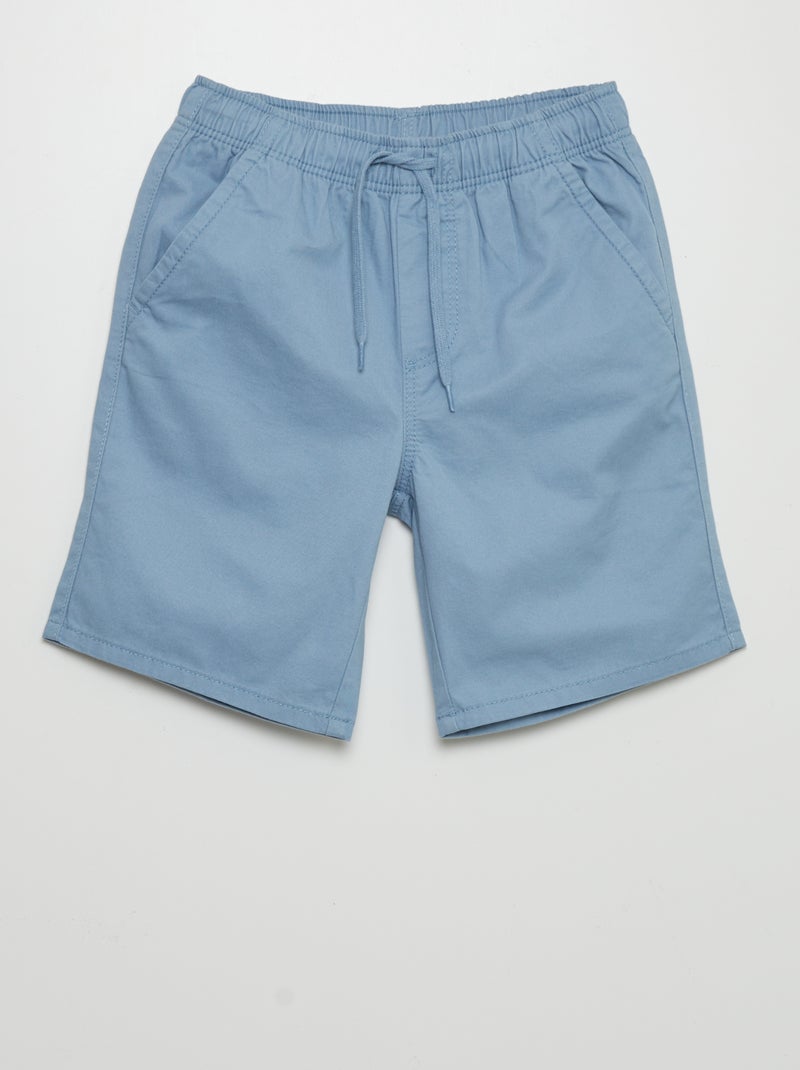 Bermudas lisas AZUL - Kiabi