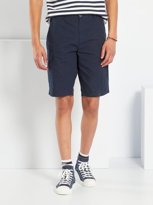 Bermudas lisas cargo +1m90 - Kiabi