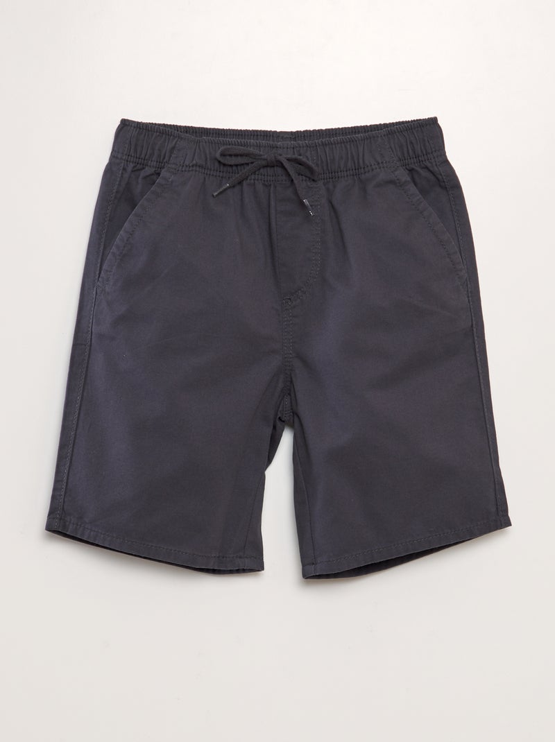 Bermudas lisas PRETO - Kiabi