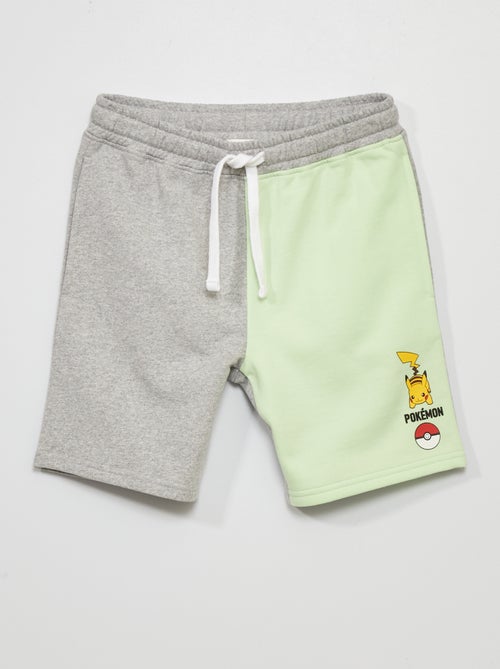 Bermudas 'Pokémon' em moletão - Kiabi