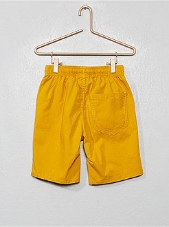 Bermudas regulares com cintura elástica - Kiabi