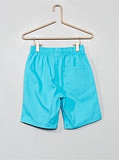 Bermudas regulares com cintura elástica - Kiabi