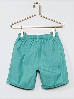 Bermudas regulares com cintura elástica - Kiabi