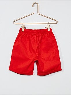 Bermudas regulares com cintura elástica - Kiabi