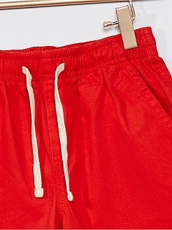 Bermudas regulares com cintura elástica - Kiabi