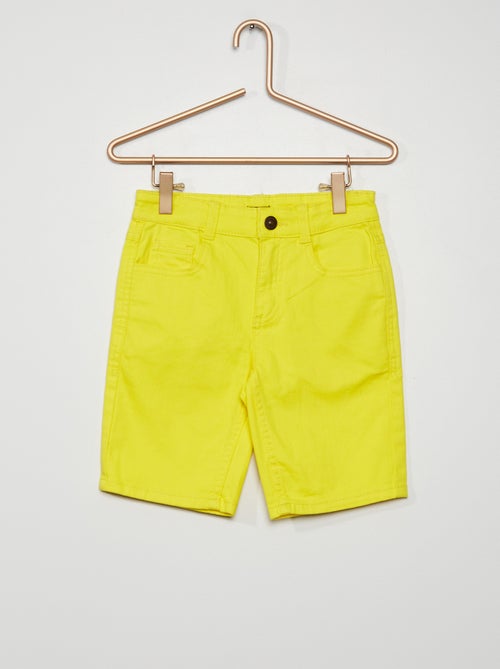 Bermudas slim com 5 bolsos - Kiabi