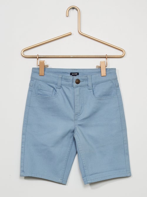 Bermudas slim com 5 bolsos - Kiabi