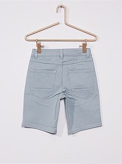 Bermudas slim de sarja - Kiabi
