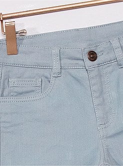 Bermudas slim de sarja - Kiabi