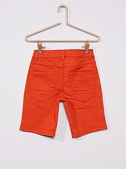 Bermudas slim de sarja - Kiabi