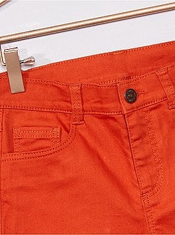 Bermudas slim de sarja - Kiabi