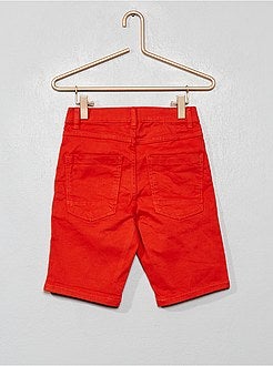 Bermudas slim de sarja - Kiabi