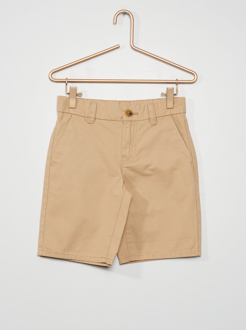 Bermudas tipo chino BEGE - Kiabi
