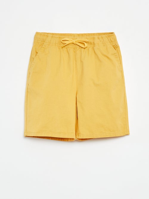 Bermudas tipo chino lisas - Kiabi