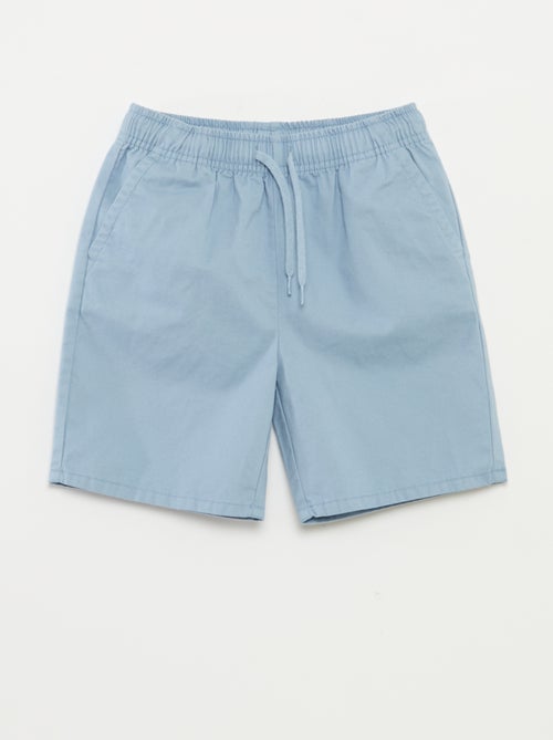 Bermudas tipo chino lisas - Kiabi