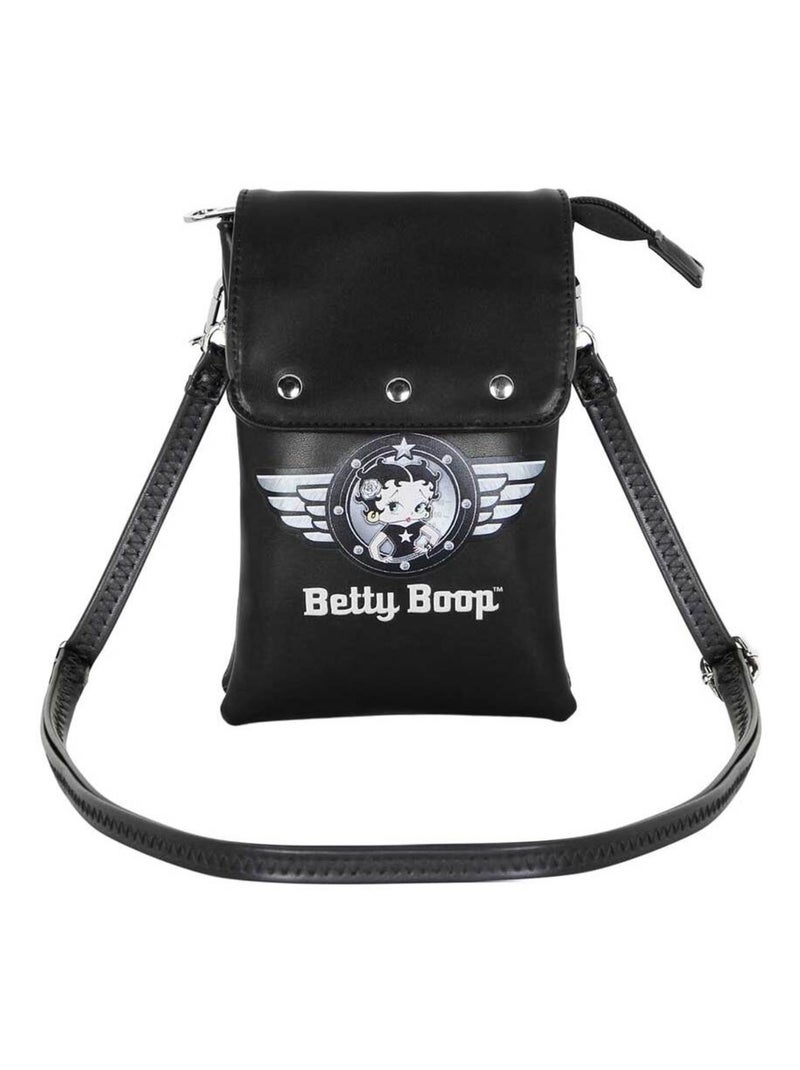 Betty Boop Motor Love Bolsa de Telemóvel, Preta Preto - Kiabi