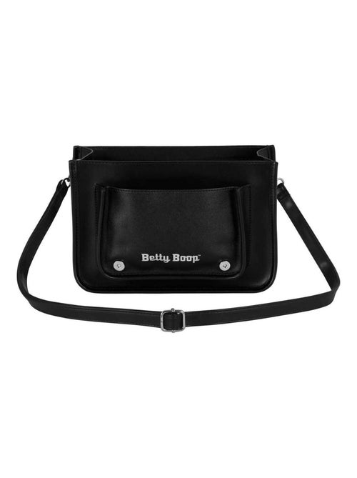 Betty Boop Motor Love Mala-Mochila Satchel, Preta - Kiabi Betty Boop Motor Love Mala-Mochila Satchel, Preta - Kiabi