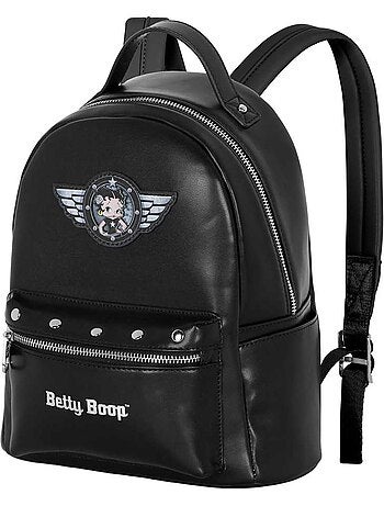 Betty Boop Motor Love Mochila Heady, Preta