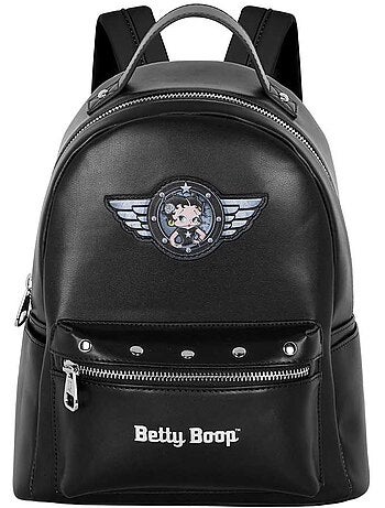 Betty Boop Motor Love Mochila Heady, Preta